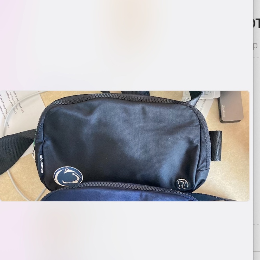 Penn State Lululemon Belt Bag